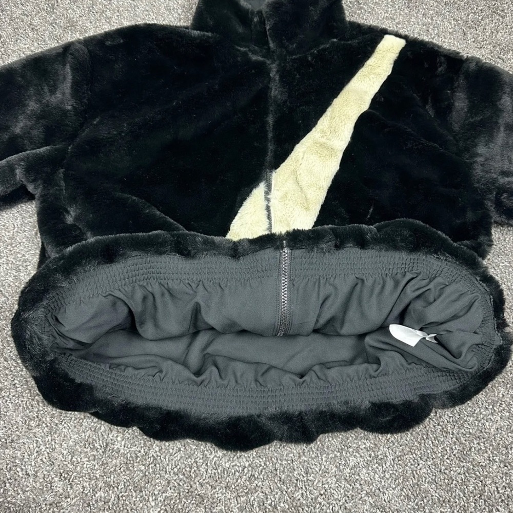 Nike Faux Fur Jacket, NIKE SWOOSH - Picture 7 of 14